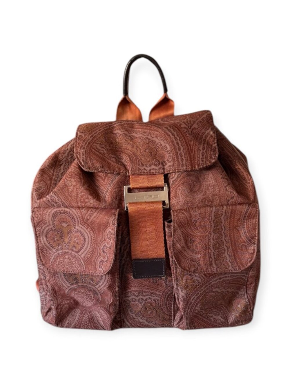 Etro Paisley Nylon Drawstring Backpack - Picture 2 of 8